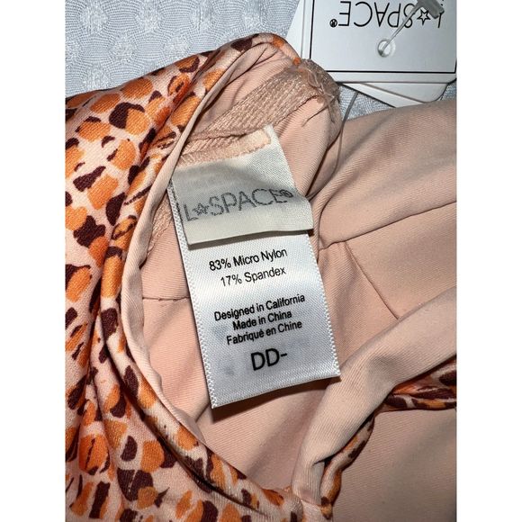 NWT L*Space Camellia Bikini Top Wild Bunch DD Cup - Picture 11 of 11